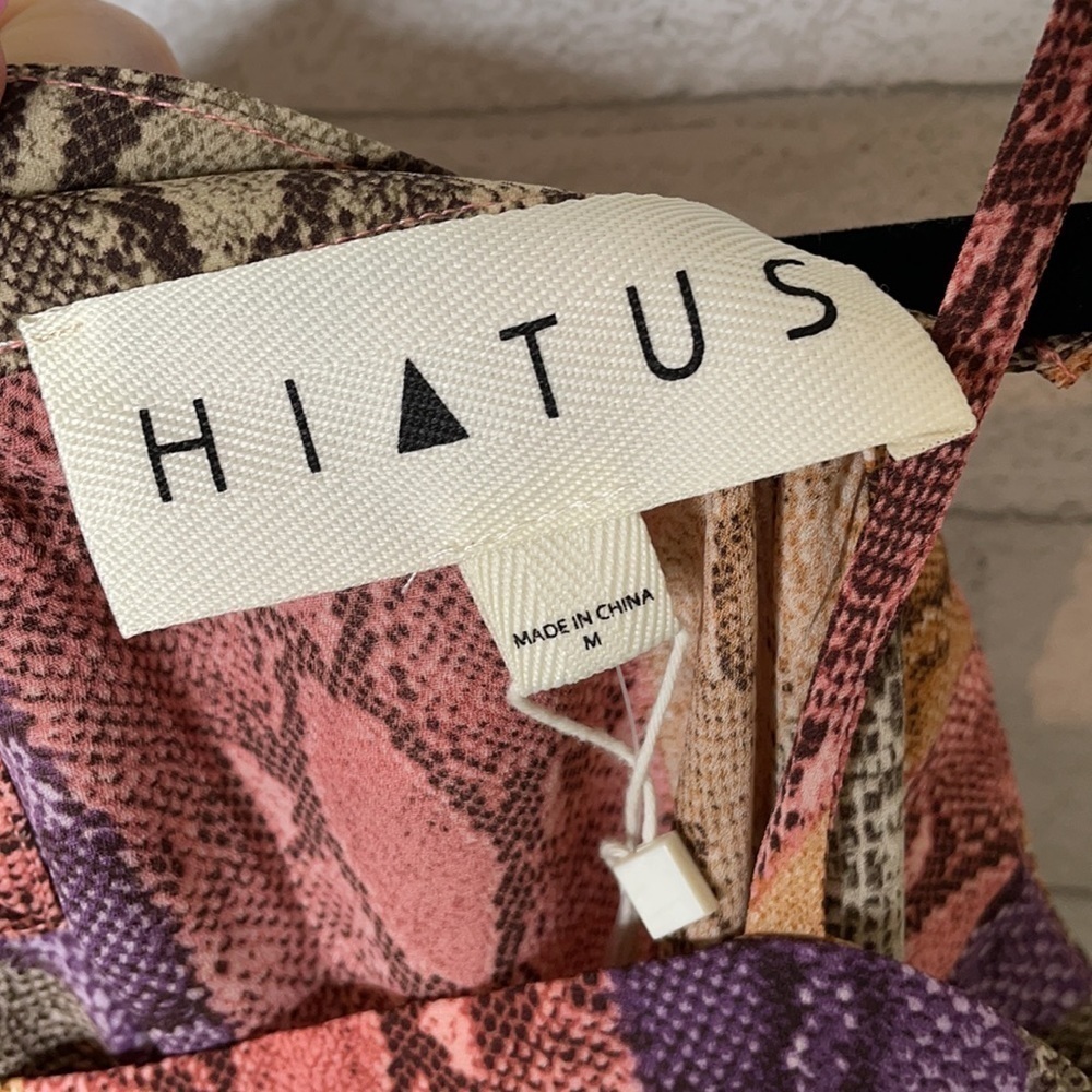 NWT HIATUS Snake Print Tank Top - Picture 9 of 15